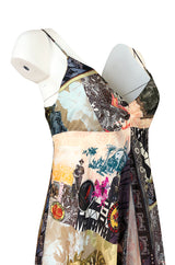S/S 2006 Christian Lacroix RTW Runway Look 61 Silk Halter Dress