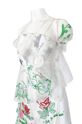 Resort 2018 Rosie Assoulin "Say It With Flowers" Printed Floral Dress