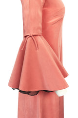 Documented 1960s Sybil Connolly 'Cream Puff' Extravagant Sleeve Dress