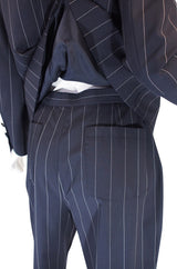 Amazing 1997 Striped Chanel Pant Suit