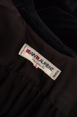 1970s Classic Yves Saint Laurent Velvet Coat