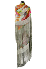 Runway Fall 2004 Missoni by Angela Missoni Multi-Way Fringe Silk Chiffon Dress