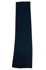 Extraordinary 1970s Bill Blass Black Cashmere Front Pocket Evening Dress