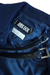 1960s Miss Dior Deep Blue Structured Suit