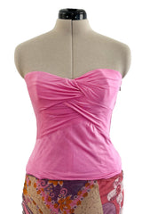 Fabulous Spring 2004 Christian Dior by John Galliano Three Piece Pink Silk Chiffon Set
