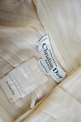 A/W 1973 Haute Couture Christian Dior Silk Top