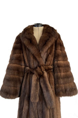 Rare 1984 Christian Dior Haute Couture by Canton Furs Model #3007 ‘Dynastie' Russian Sable Coat