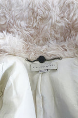 Fall 2013 Stella McCartney 'Bryce' Ivory Mohair Faux Fur Jacket or Coat
