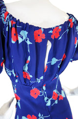 1970s Silk Celia Birtwell Print Ossie Clark