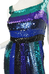 1960s Sequin Givenchy Gown & Wrap