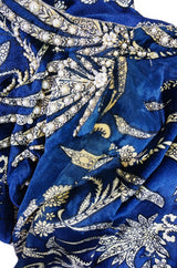 1960s Pearl Detailed George Halley Gown