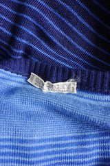 Summer 1975 Givenchy Soft Knit Stripe Pant Suit