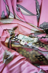 1970s Amazing Pink Emilio Pucci Dress