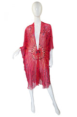 1978 Book Piece Zandra Rhodes Mexican Fan Caftan