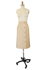 1970s Button Front Valentino Skirt