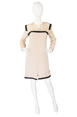 1980s Geoffrey Beene Graphic Day Dress