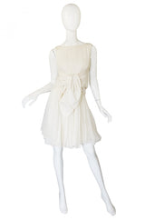 Spring 2008 Runway Giambattista Valli Cream Silk Dress