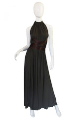 1960s Backless Donald Brooks Gown