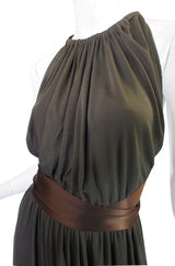 1960s Backless Donald Brooks Gown