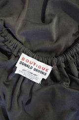 1960s Backless Donald Brooks Gown