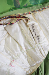 1950s Philip Hulitar Strapless Silk Dress & Skirted 1/2 Jacket
