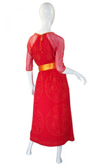 1979 Zandra Rhodes Water Circles Dress