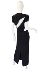 1980s Krizia Back Cut Outs Dress