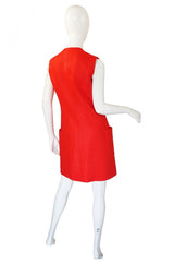 1960s Orange Norman Norell Dress