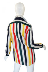 1977 Christian Dior Striped Top
