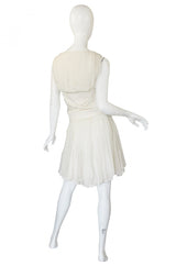 Spring 2008 Runway Giambattista Valli Cream Silk Dress