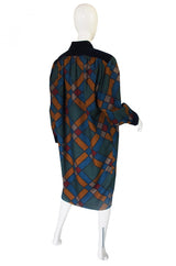 1980s Yves Saint Laurent Sack Dress