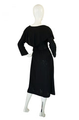 1970s Rare Sonia Rykiel Caped Dress