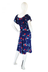 1970s Silk Celia Birtwell Print Ossie Clark