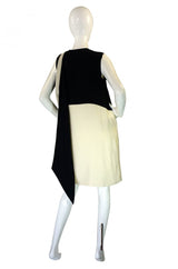 Recent Graphic B&W Silk Celine Shift