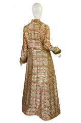 1960s Brocade & Fur Oscar De La Renta