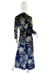 1960s Pearl Detailed George Halley Gown