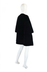 1967 Couture Christian Dior Velvet Cape