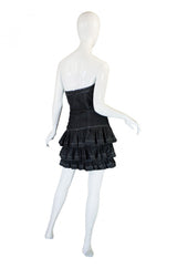 S1988 Patrick Kelly Strapless Ruffle Dress