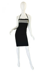 1990s Herve Leger Graphic Bandage Set