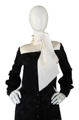 1960s Baroco Silk Demi-Couture Dress