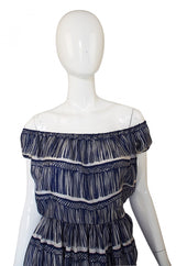 Rare 1940s Nettie Rosenstein Silk Dress