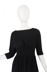 1960s Donald Brooks Crepe Jersey Dress