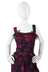 Rare 1955 Christian Dior Silk Dress