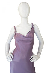 1997 Collection John Galliano Bias Cut Lilac Slip Dress