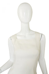 1970s Valentino Cross Back Linen Dress