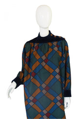 1980s Yves Saint Laurent Sack Dress