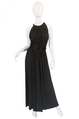 1960s Backless Donald Brooks Gown