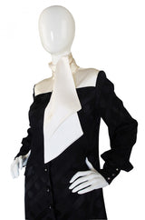 1960s Baroco Silk Demi-Couture Dress