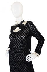 1960s Patrick De Barentzen Couture Dress