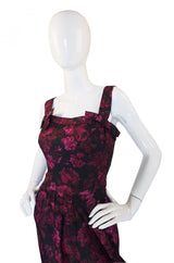 Rare 1955 Christian Dior Silk Dress